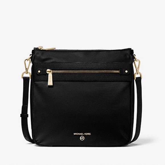 Michael Kors Handbags - michael kors jet set large nylon gabardine messenger bag | size large